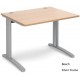 TR10 800mm Deep Cable Managed Office Desk